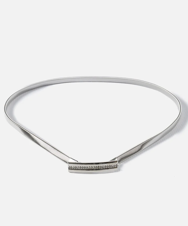 Srebrny elastyczny pasek z cyrkoniami Umberti