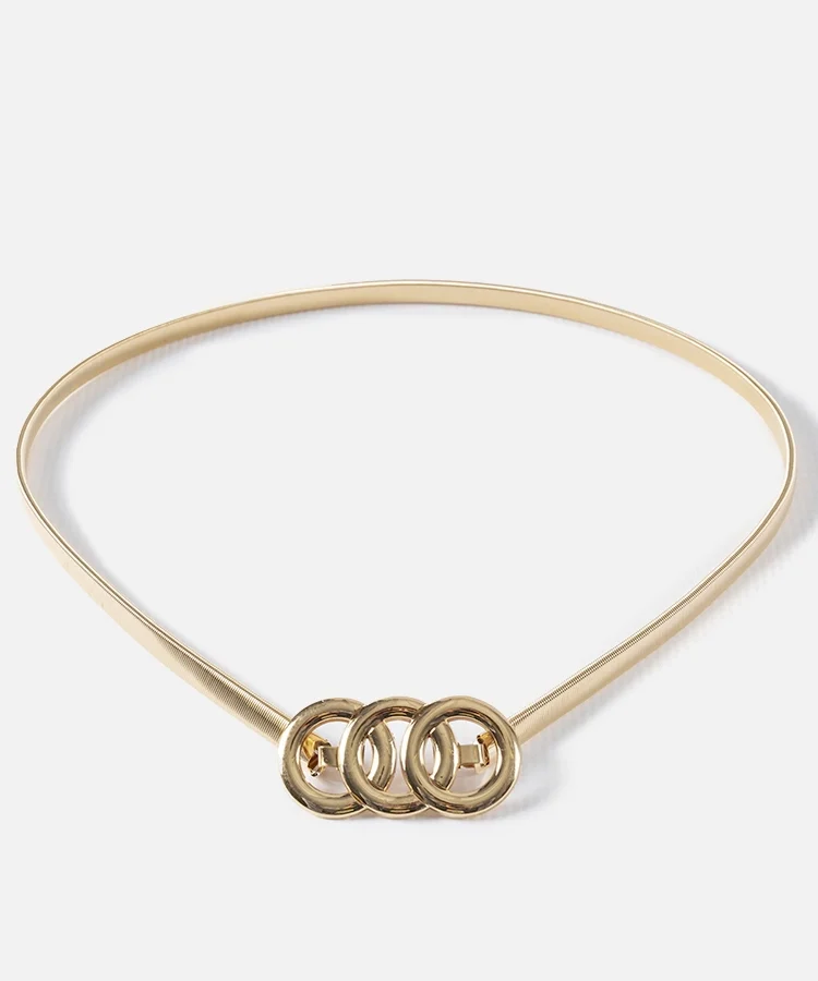 Złoty elastyczny pasek Bartolomeo