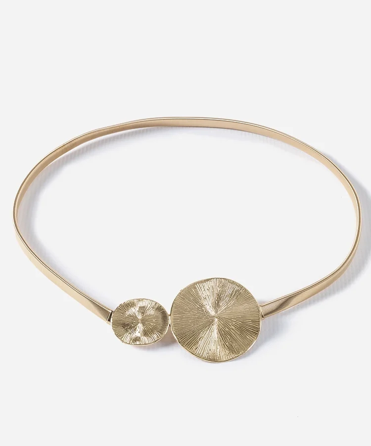 Złoty pasek zdobiony klamerką Uriele