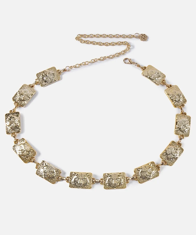 Złoty biżuteryjny pasek Ponticelli