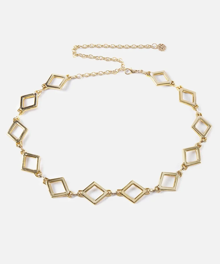 Złoty biżuteryjny pasek Berzo