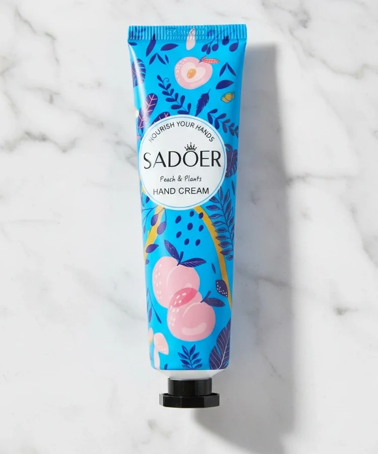 Nawilżający krem do rąk SADOER strawberry & plants 30 g