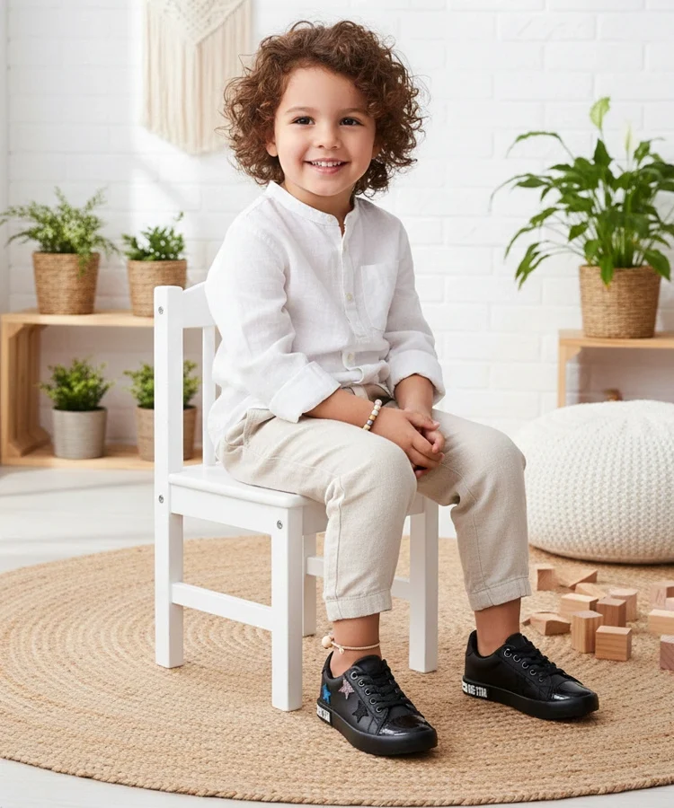 Big Star czarne sneakersy niskie dziecięce Light