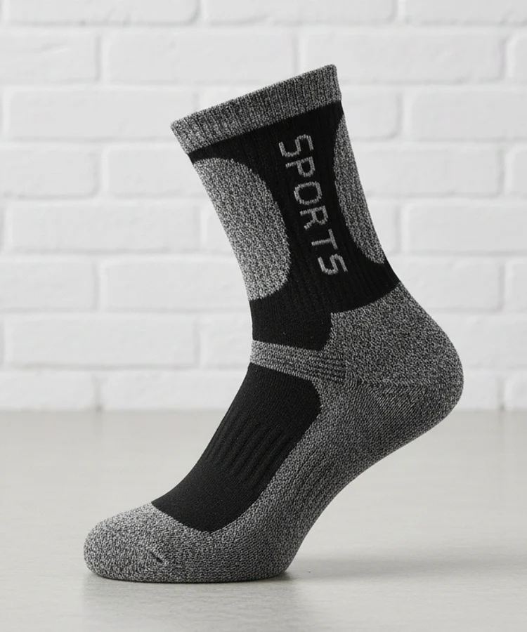 Czarne męskie ciepłe skarpetki Nerput