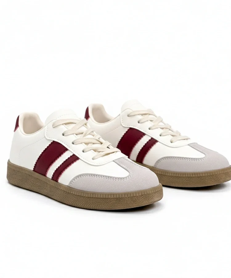 Beżowe sneakersy casualowe na platformie Thérèse