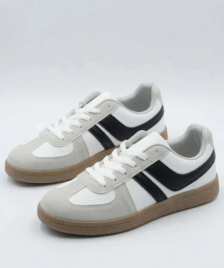 Białe Tenisówki Męskie Sneakersy Saffron