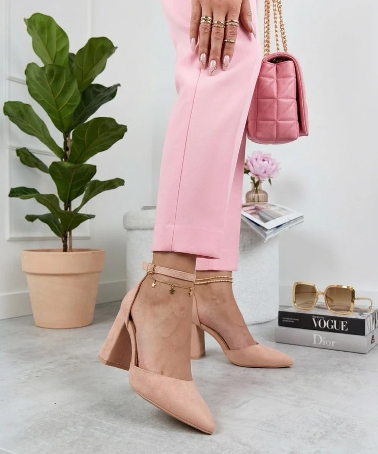 Różowe Czółenka Na Słupku Ava