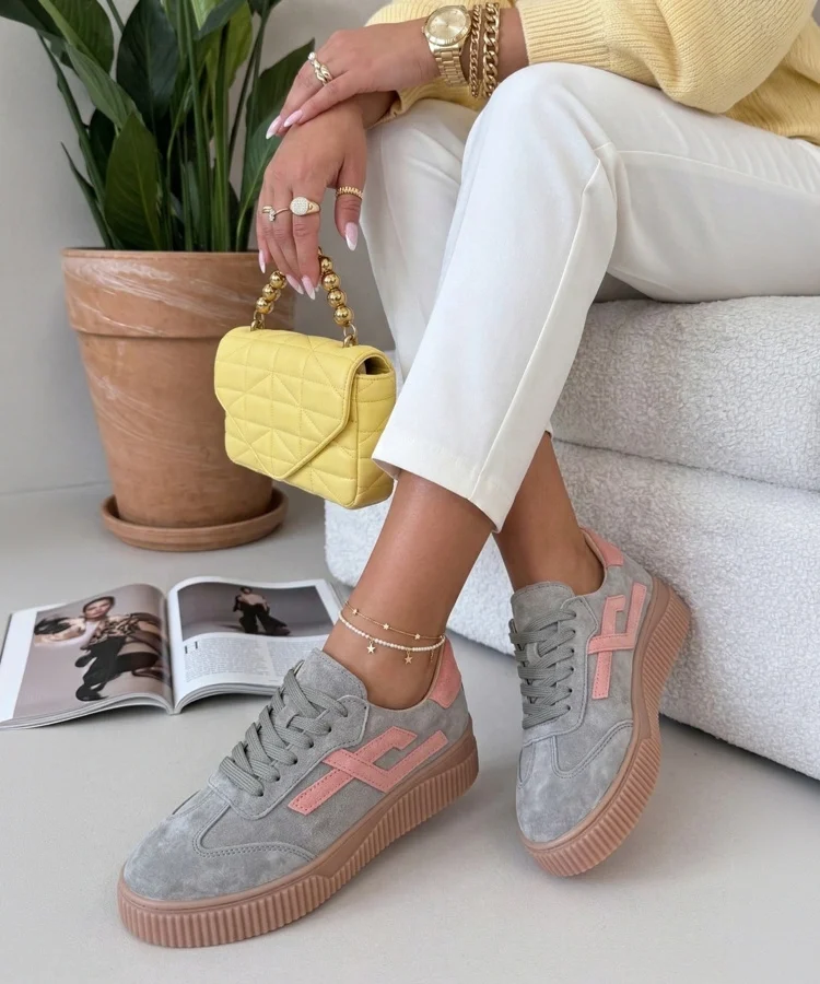 Zielone Sneakersy Ze Skóry Naturalnej Cambell